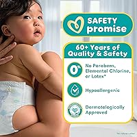 Vista 3 de Pampers Swaddlers - Pañales desechables ultra suaves para bebé talla 1, 164