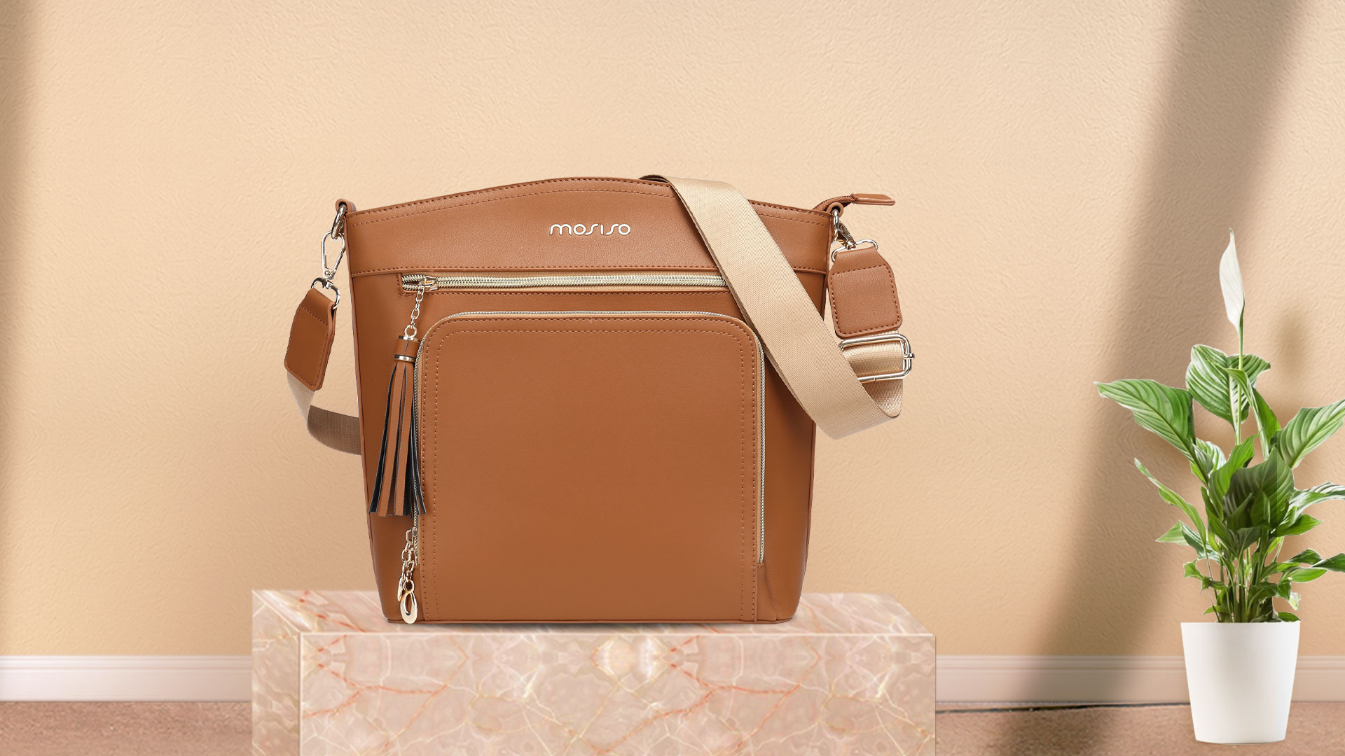 MOSISO Crossbody Bag, Purses for Women Crossbody, Multi Pockets