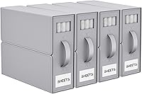 Vista 9 de Organizador plegable de ropa de cama, contenedores de almacenamiento de tela para sábanas, fundas de edredón y fundas de almohada, organizador