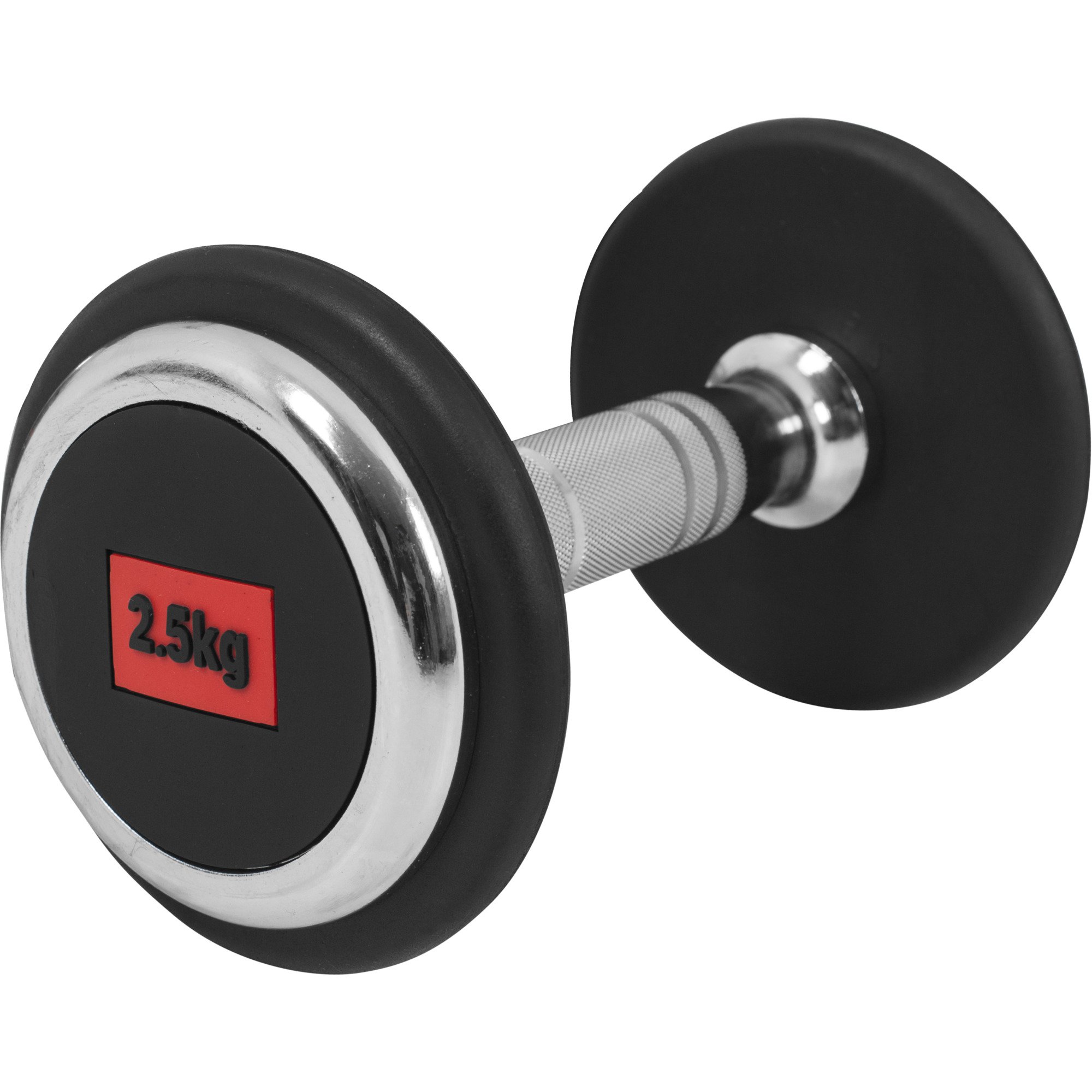 GORILLA SPORTS Kurzhanteln – Rundhanteln, Gusseisen mit Gummi, 2,5–50 kg, Griff 15 cm, mit/ohne Ablage