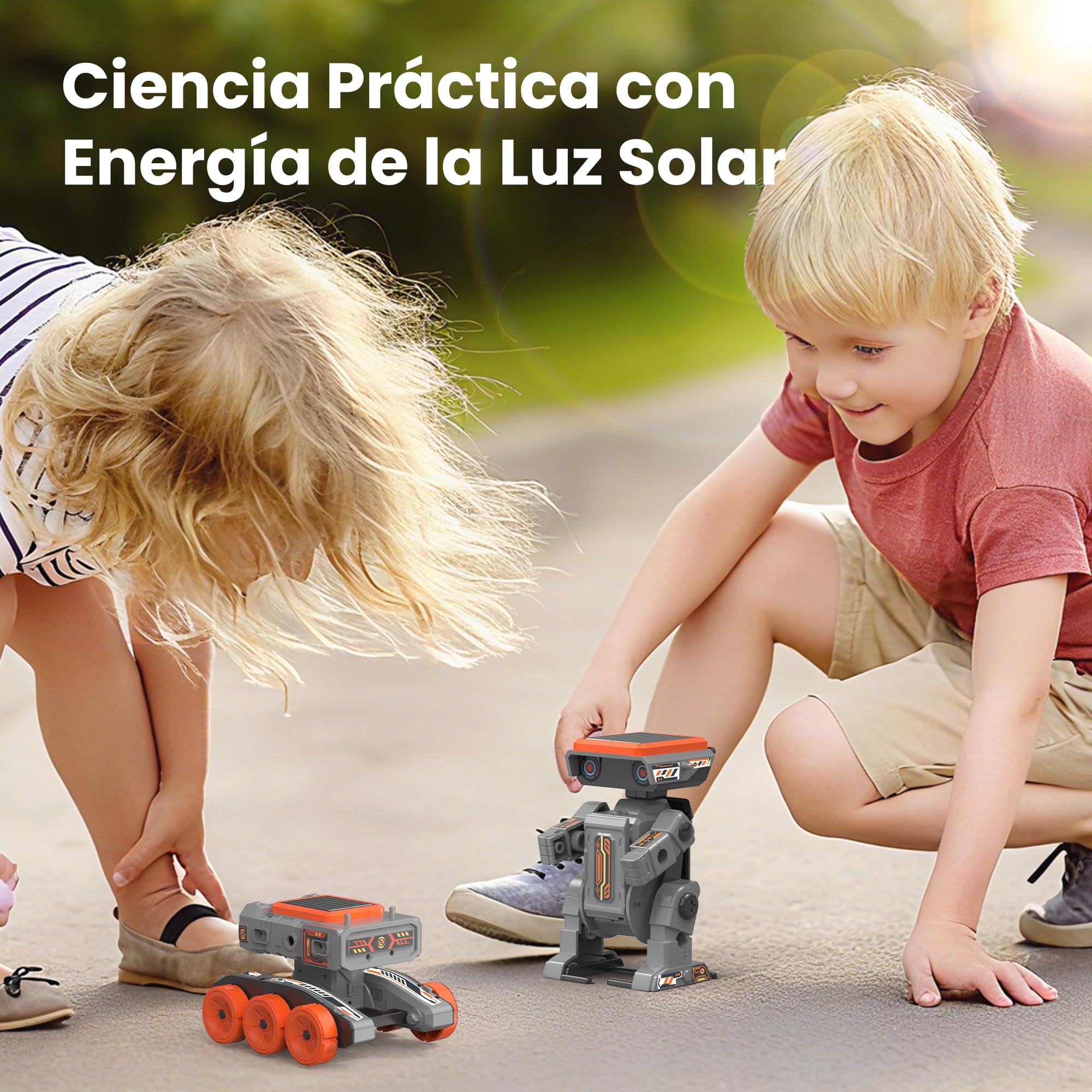 Sillbird Robot Solar 12 En 1 – Kit De Construcción STEM Con 190 Piezas, Juguete Educativo Alimentado Por Energía Solar Para Niños Y Niñas De 8 A 10+ Años, Regalo Ideal