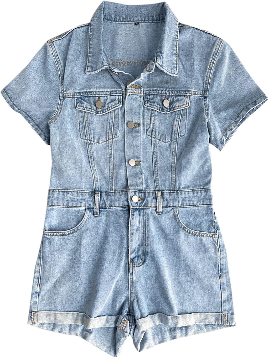 Womens Romper Deep V Neck Slenderizing Tops for Women