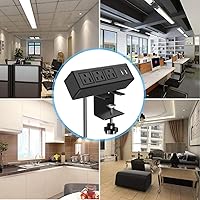 Vista 7 de CCCEI Regleta de alimentación con abrazadera de escritorio de 3 salidas con puertos USB, regleta de alimentación de escritorio 1200J. Estación