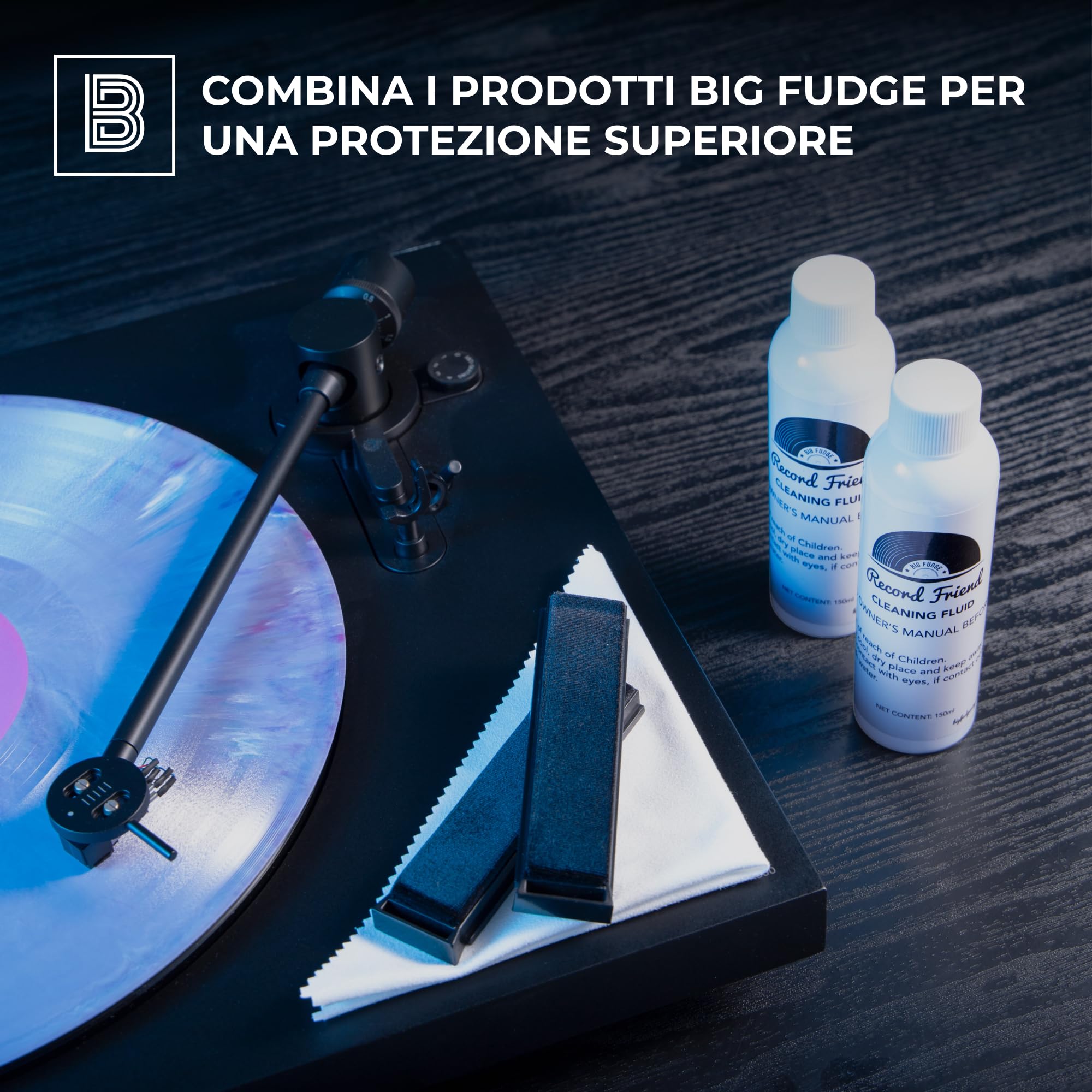 Big Fudge Custodie Interne per Vinili - Bustine Fatte di Carta Priva di Acidi - 30 cm x 50 Pezzi - Custodia Quadrata AntiGraffio con Rivestimento Antistatico