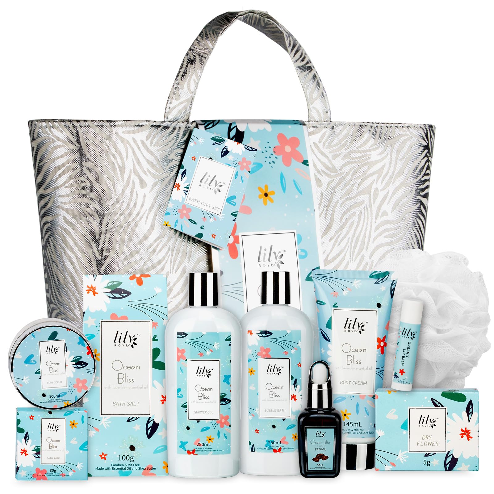Mothers Day Gift for Mom, Gifts for Women - XXXL Bag Spa Gift Set for Mom, Bath and Body Gift Bag Set for Women, Spa Kit, Valentines Day Gift,