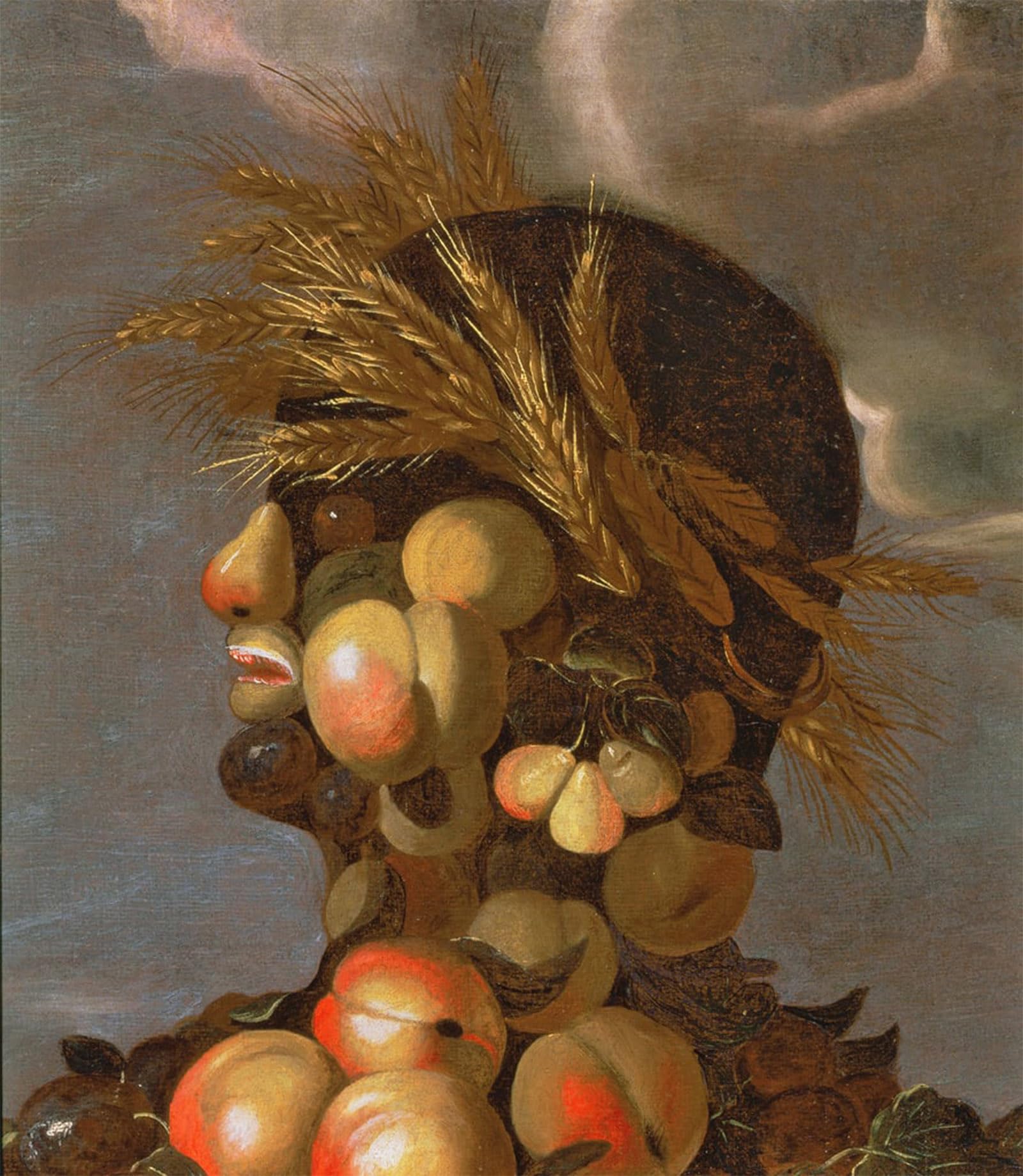 Tableaux Giuseppe Arcimboldo Détail d'été affiche vintage impression sur toile 60x90cm - 5