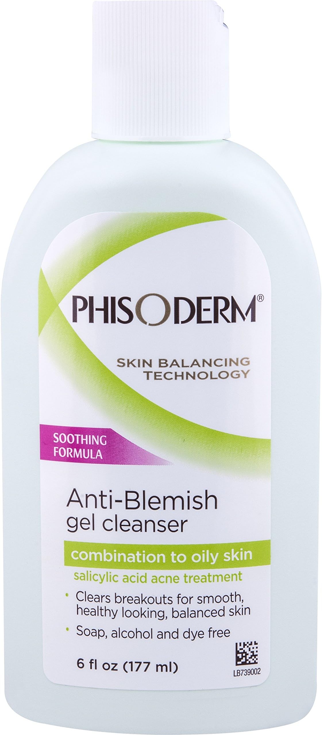pHisoderm pH Anti-Blemish Gel Facial Wash, pH Balanced, 6 fl oz (177 ml) (Pack of 4)