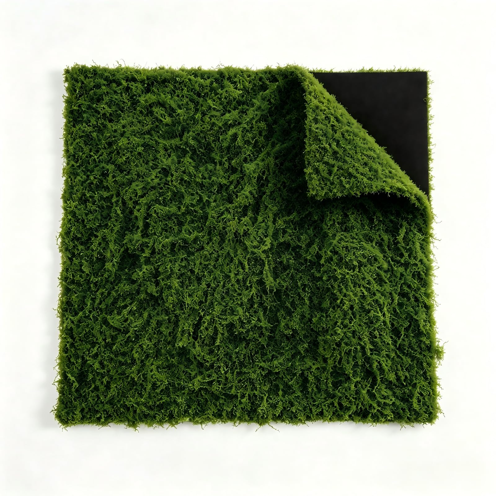 Tivleed 1PCS Deep Green Artificial Fake Moss Square for Crafting — image 1