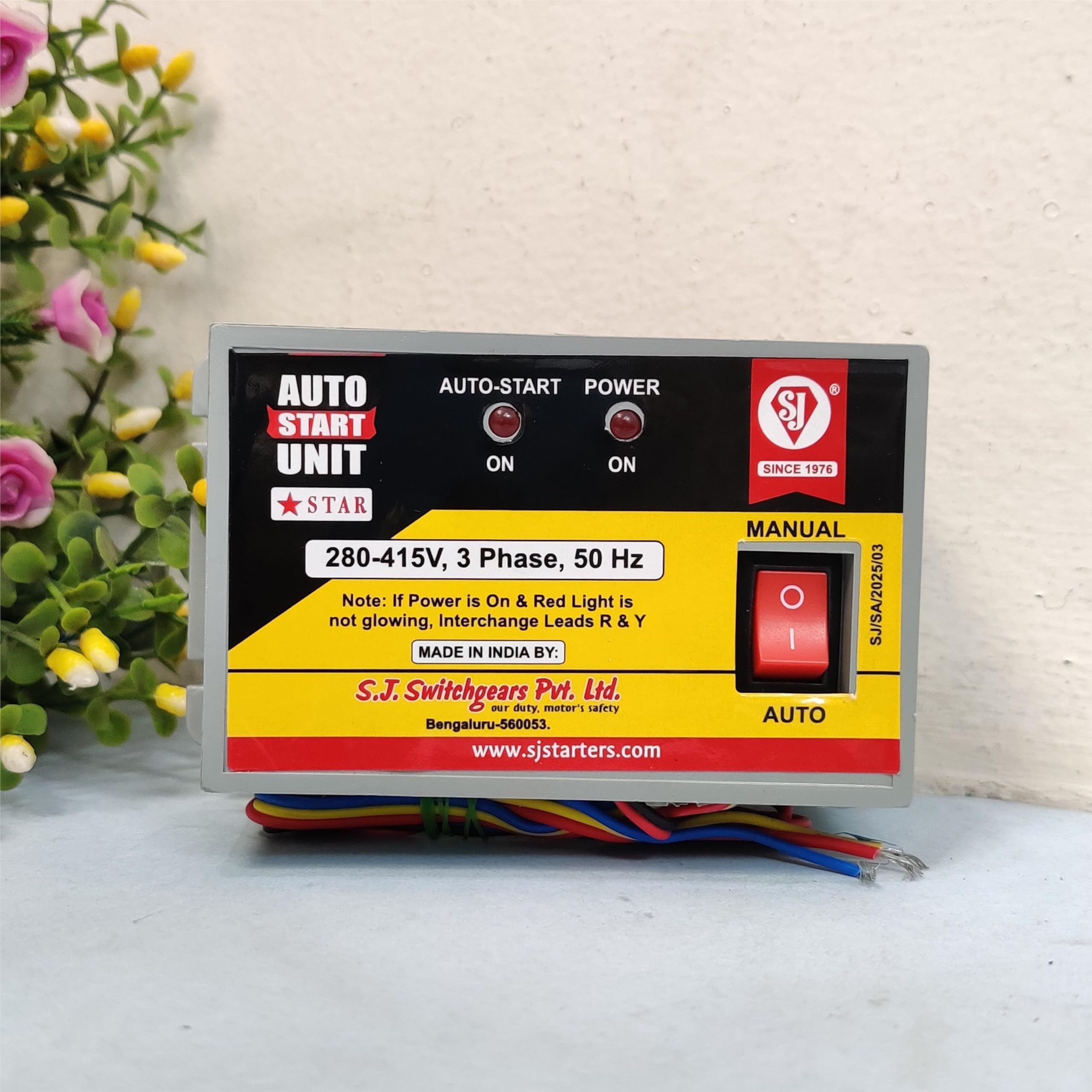 AGP – Auto Guard Preventor | 2in1 : 3-Phase Motor Auto Start & Phase Failure Protection Unit | 1-50HP | 280–415V AC, 50Hz | Wired Connection for Starters & Panels-image-44