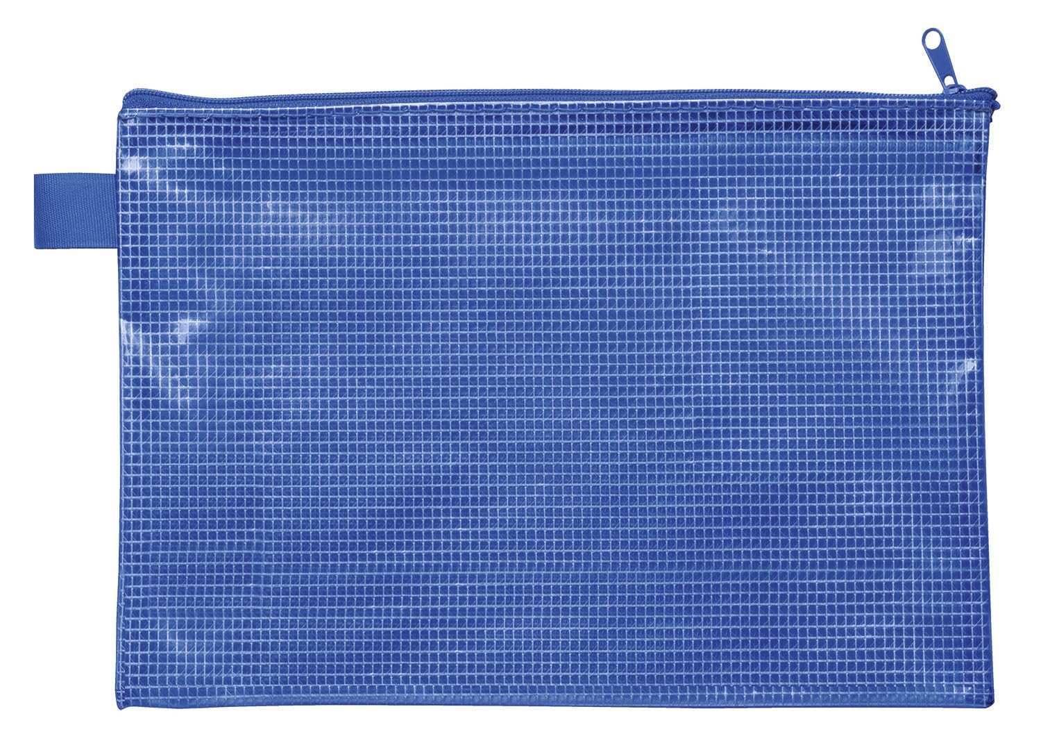 VELOFLEX 2705050 - Zipped Pocket DIN A5, Blue, Made of Fabric Reinforced EVA Material, 1 Document Compartment
