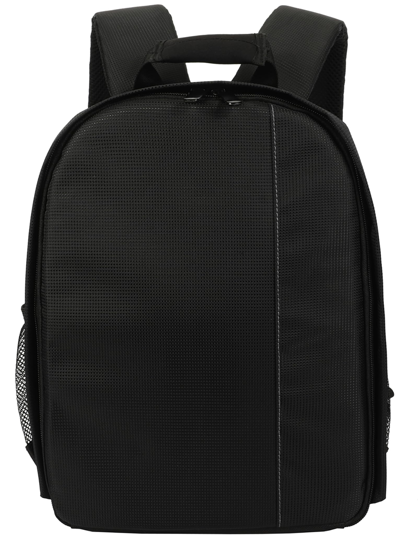 Zaino Fotografico, Zainetto professionale per macchina fotografica, Borsa per fotocamera e obbiettivo, Custodia Imbottita Antiurto Impermeabile 33x24x14cm km36