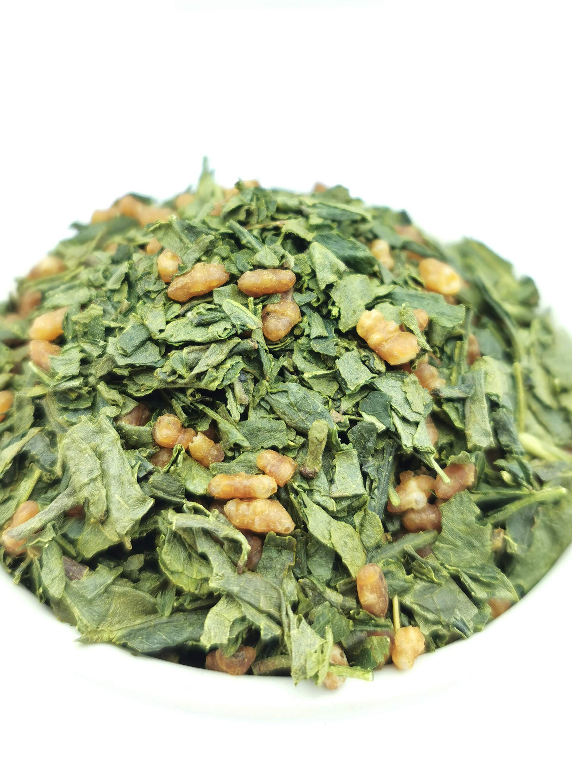 TeaClub Tè Genmaicha Sfuso 500g – Tè Verde Giapponese con Riso | Tè verde giapponese con riso, aroma delicato di nocciola, azienda familiare Kirishima, tè verde lavorato con cura