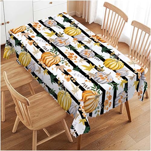 Miniatura 8 de Swono Fundas de mesa de vaca o caballo, 52 x 70 pulgadas, diseño de piel de animal de vaca y caballo, mantel lavable para decoración de mesa de