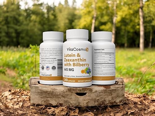 Miniatura 6 de Luteína con zeaxantina, cápsulas veganas, 240 unidades, 40 mg de luteína + 4 mg de zeaxantina por porción, sin OMG, sin gluten