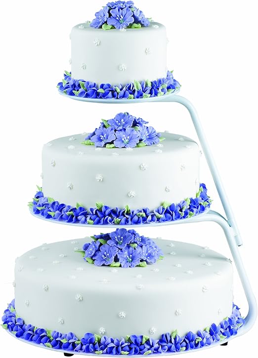Wilton Floating Tiers Cake Stand Amazon.co.uk Home & Kitchen