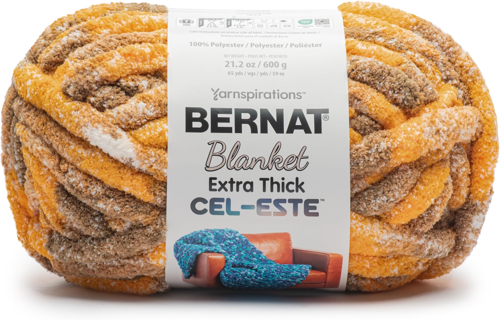 Bernat Lattice Yarn - 3 Pack Worsted Weight Yarn For Knitting & Crocheting, Soft & Colorful-921865