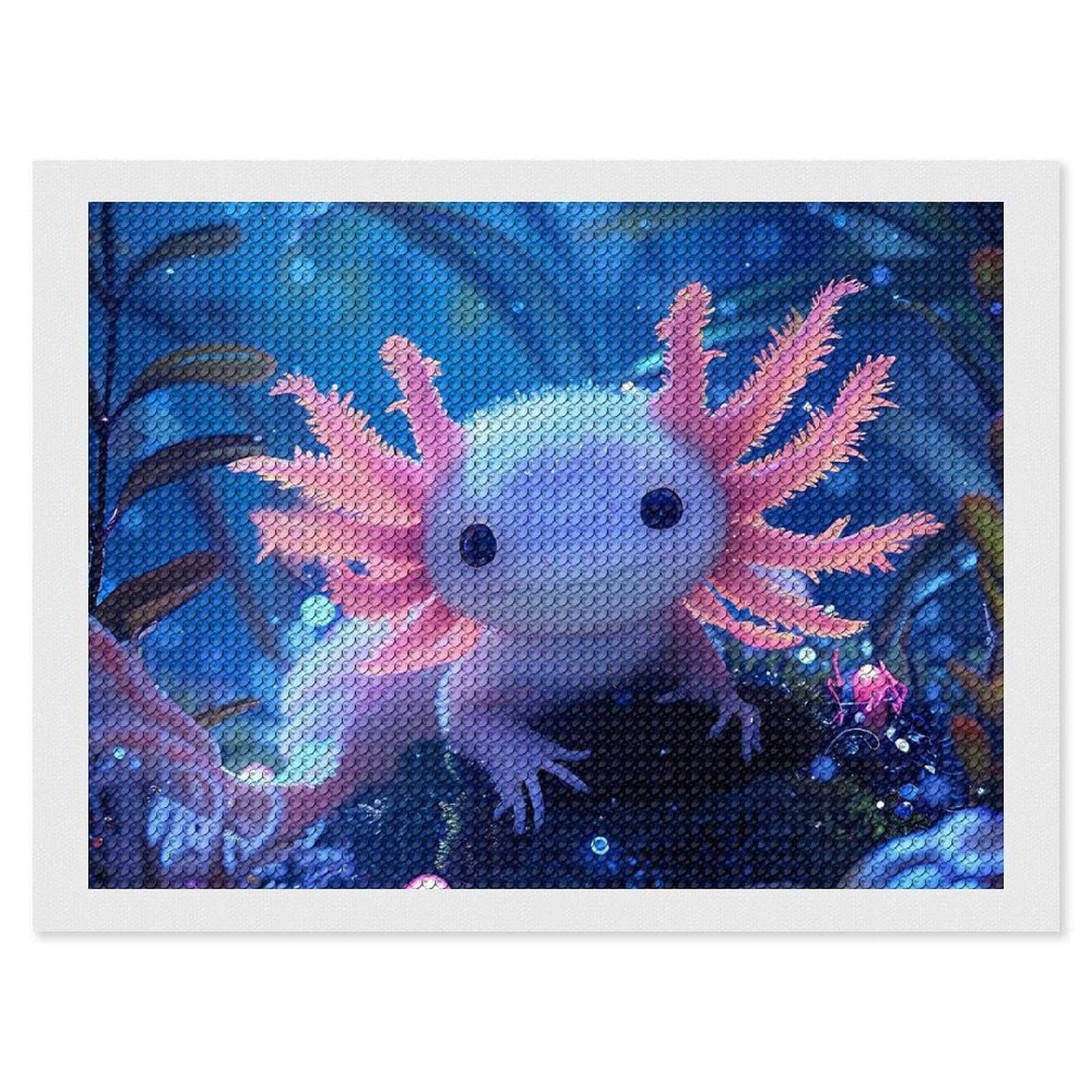 Amazon.com: Nestaura Salamander Axolotls Diamond Painting Kit,5D