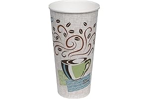 Dixie PerfecTouch 20oz Paper Hot Coffee Cups: Insulated, Durable, & Disposable
