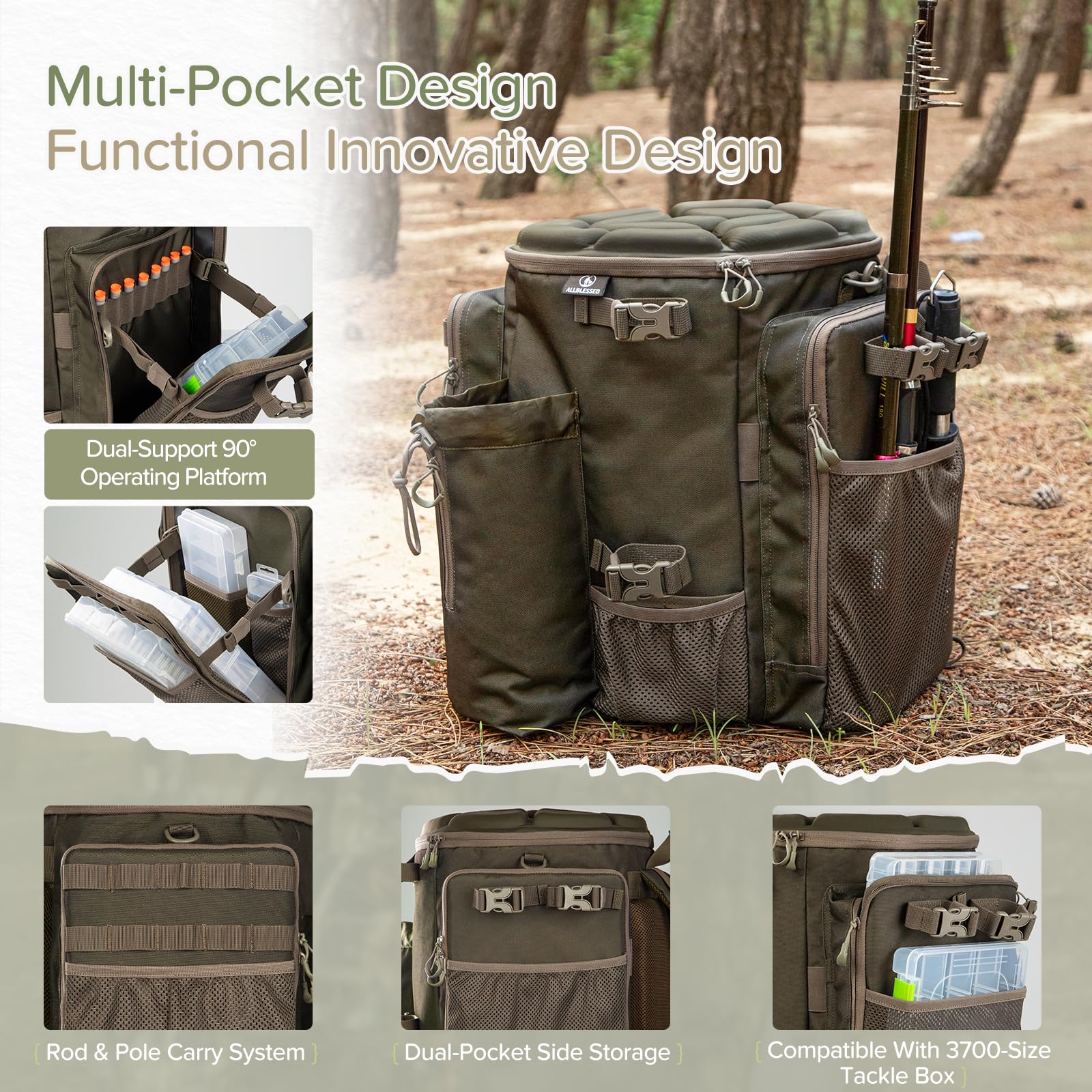 Hunting Bucket Backpack - Seat & Storage -5 Hunting Bucket Backpack - Seat & Storage -5