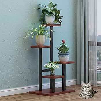 高さ55cm プランター フラワー スタンド 木製 室内 JW-302 N01 Amazon