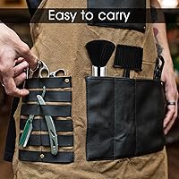 Vista 7 de 2 cepillos de peluquería para quitar el cabello suelto, cepillos profesionales de corte de cabello, cepillo de peluquero suave para cepillar