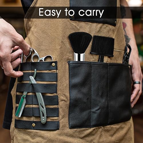 Miniatura 7 de 2 cepillos de peluquería para quitar el cabello suelto, cepillos profesionales de corte de cabello, cepillo de peluquero suave para cepillar