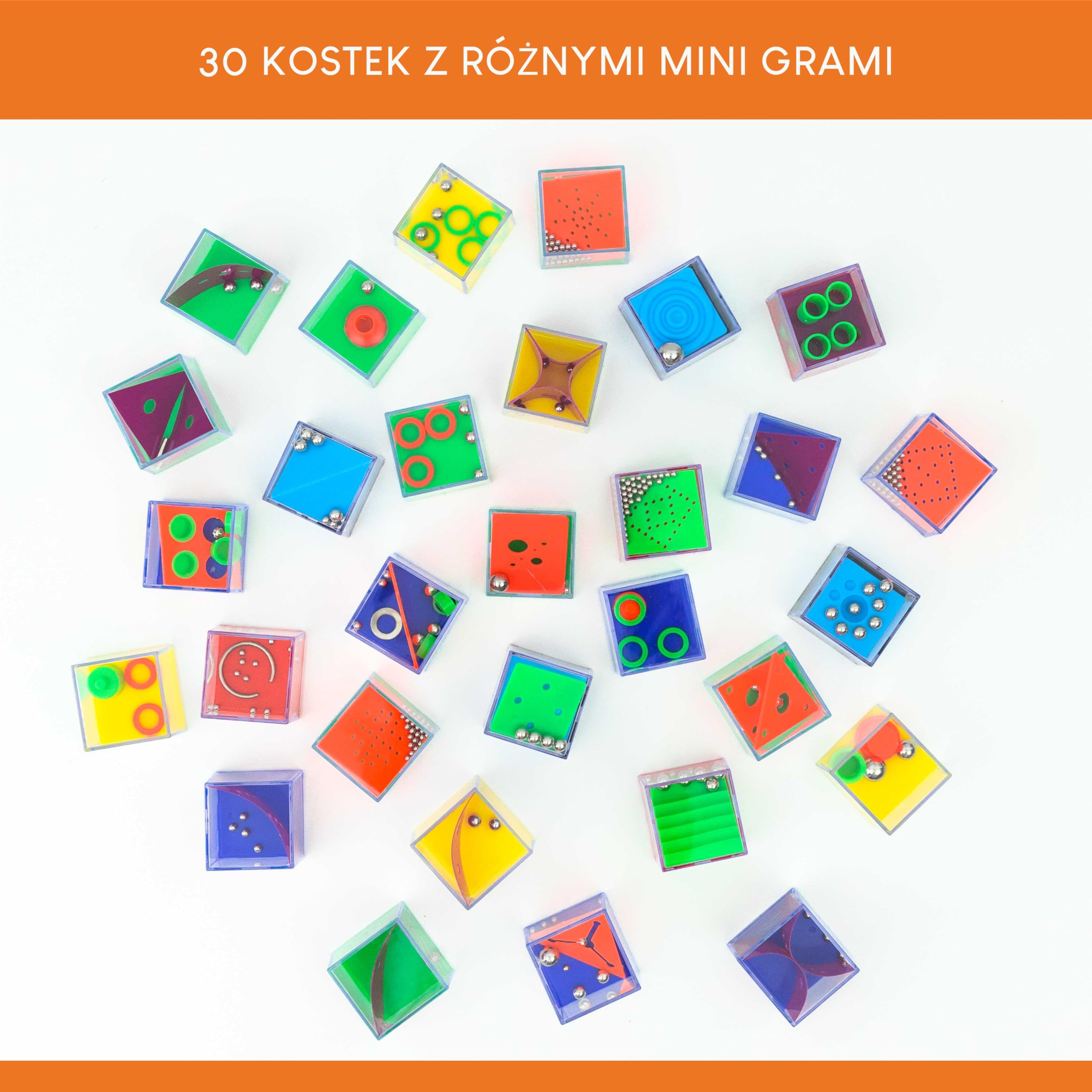 BONNYCO Kostki Wyzwanie, Wypełniacze do Torebek dla Dzieci. Kreatywne Upominki na Przyjęcia, Zabawki Edukacyjne. Pakiet 30 Gier dla Dziewczynek i Chłopców, Wypełniacze do Toreb na Przyjęcia