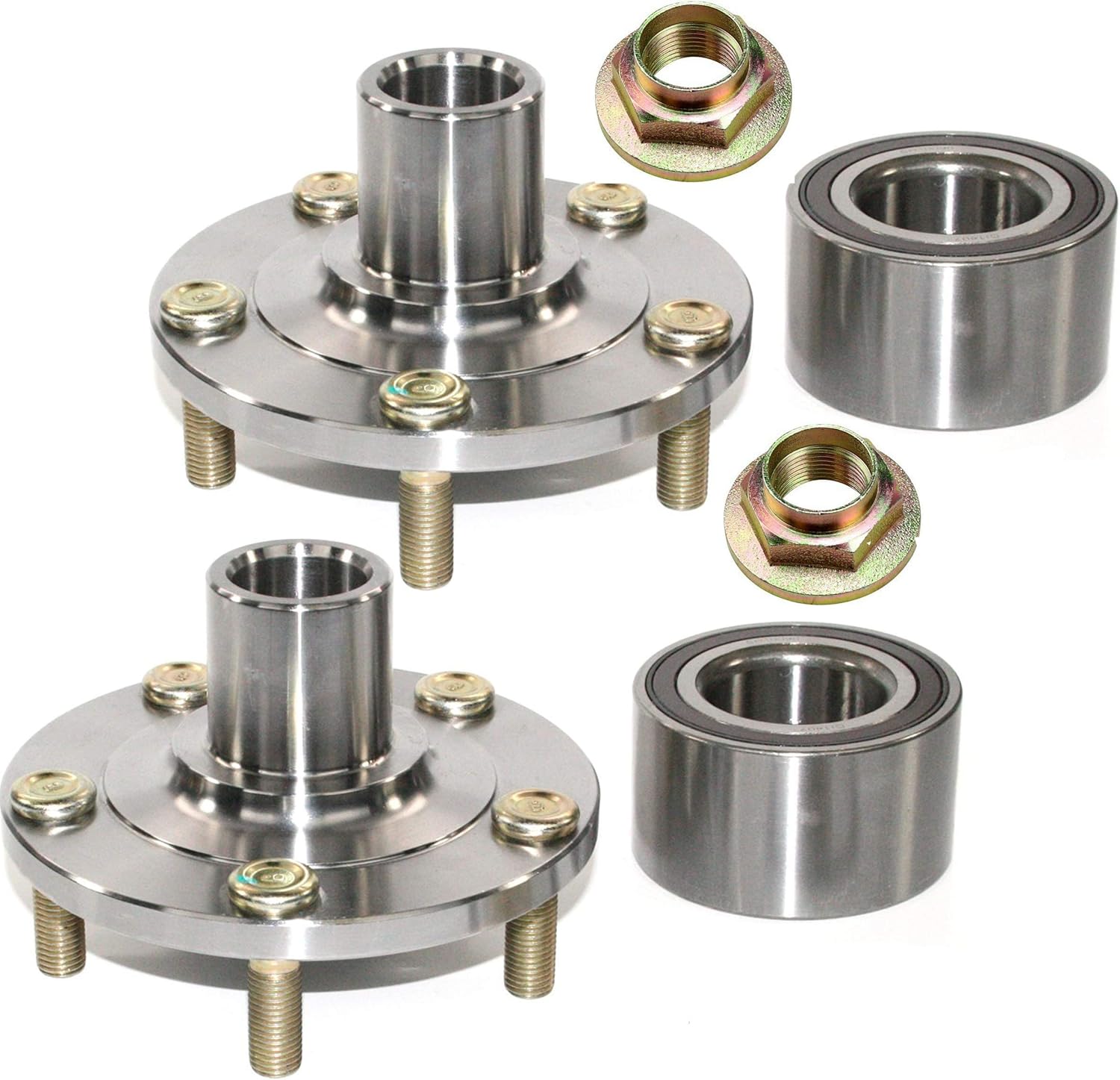 2 DTA Front Wheel Hub Wheel Bearing Repair Kits Left Right Compatible with 2006-2013 Mazda 3, Mazda 5. Replaces Dorman 930-003, Timken 510096