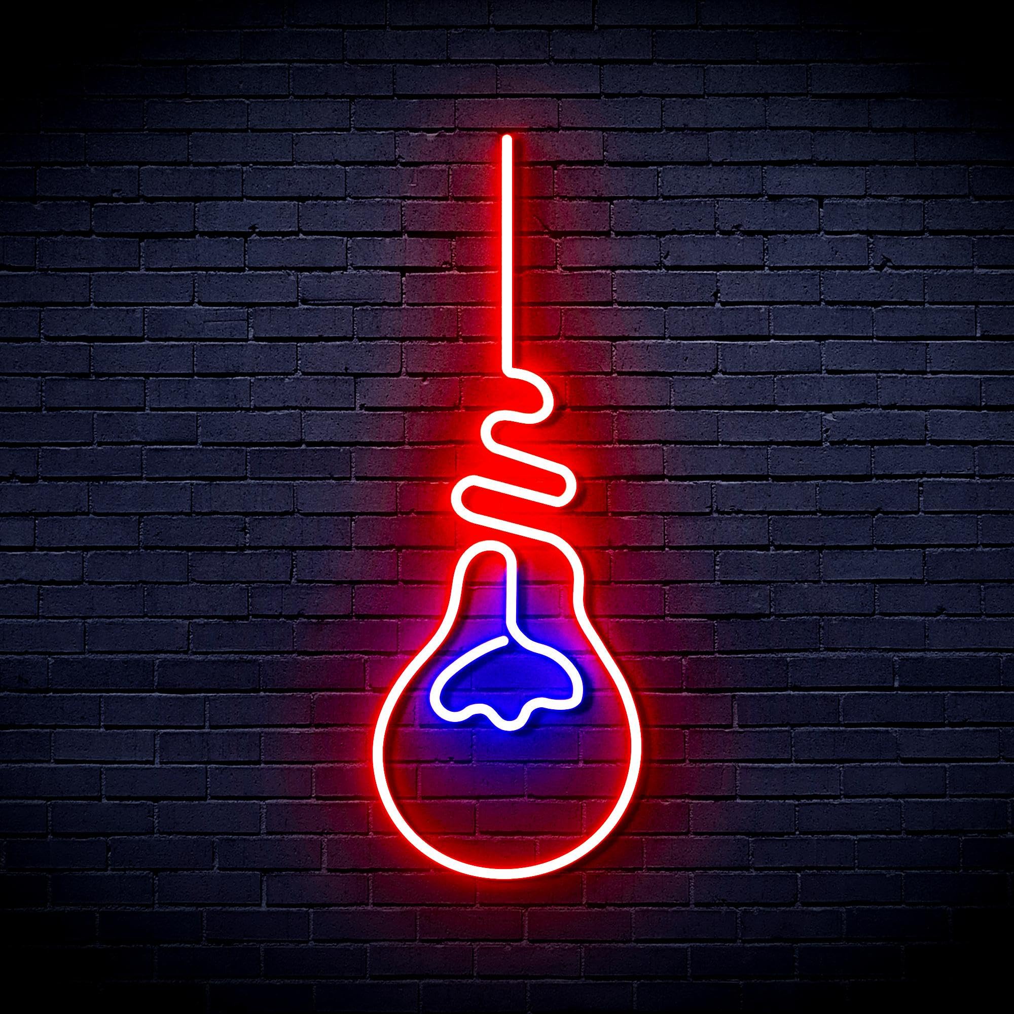 ADVPRO Light Bulb Flex Silicone LED Neon Sign - Blue & Red - st16s42-fnu0064-br โ image 1