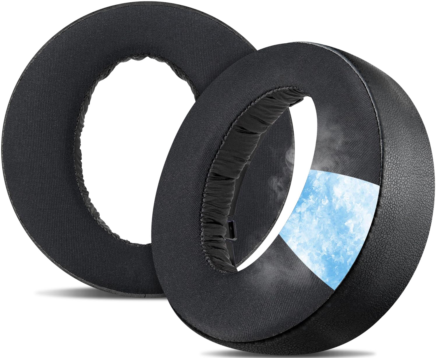 SOULWIT Cooling Gel Earpads Replacement for Sony Playstation 5 Pulse PS5 3D Wireless Headset, Ear Pads Cushions with Noise Isolation Foam Cooling Gel-Black