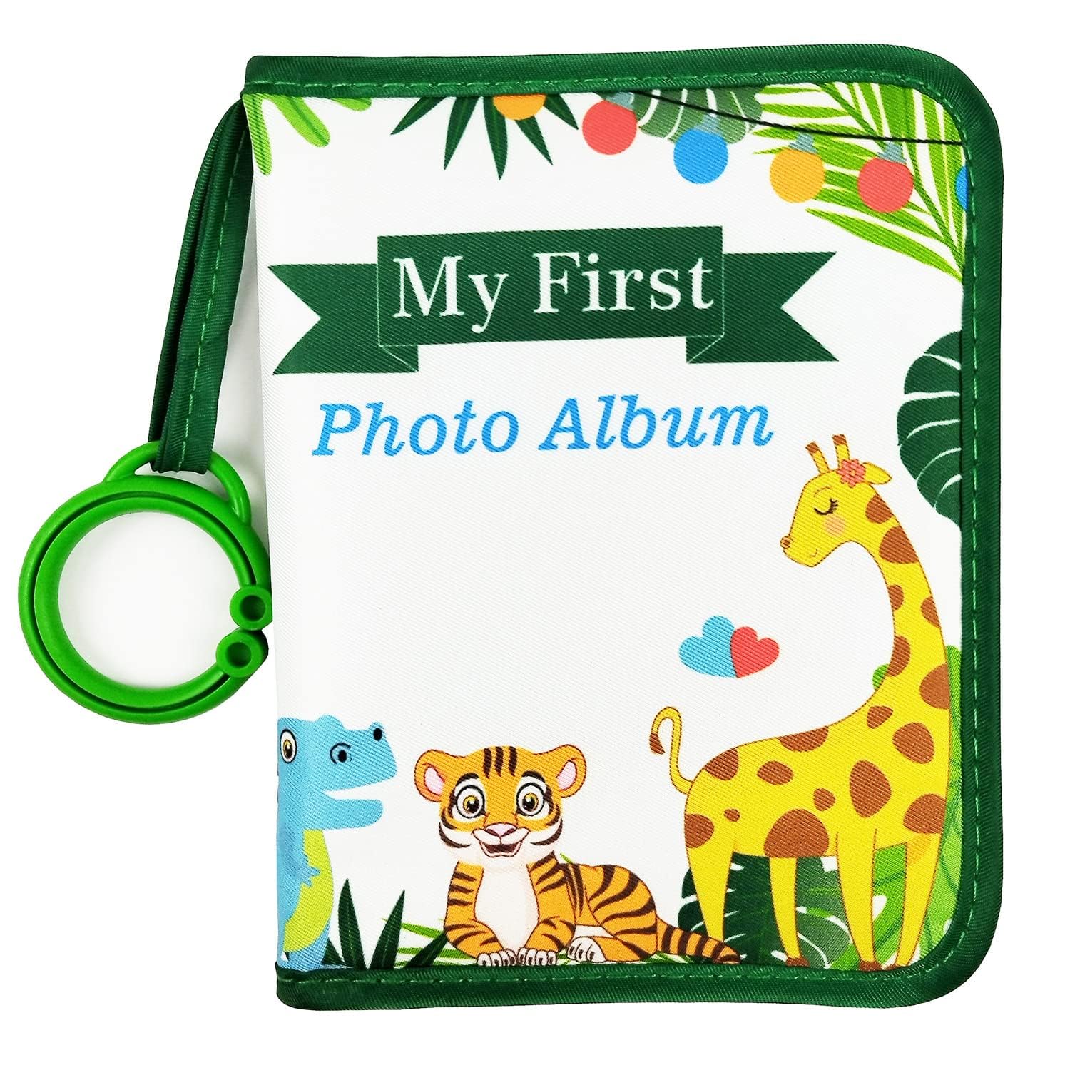 Boczif houses of babys", baby-gedächtnisbuch 4X6, babyalbum und wahrzeichen, die fotos in druckfolie für babys und kinder bei neugeborenen (grün)