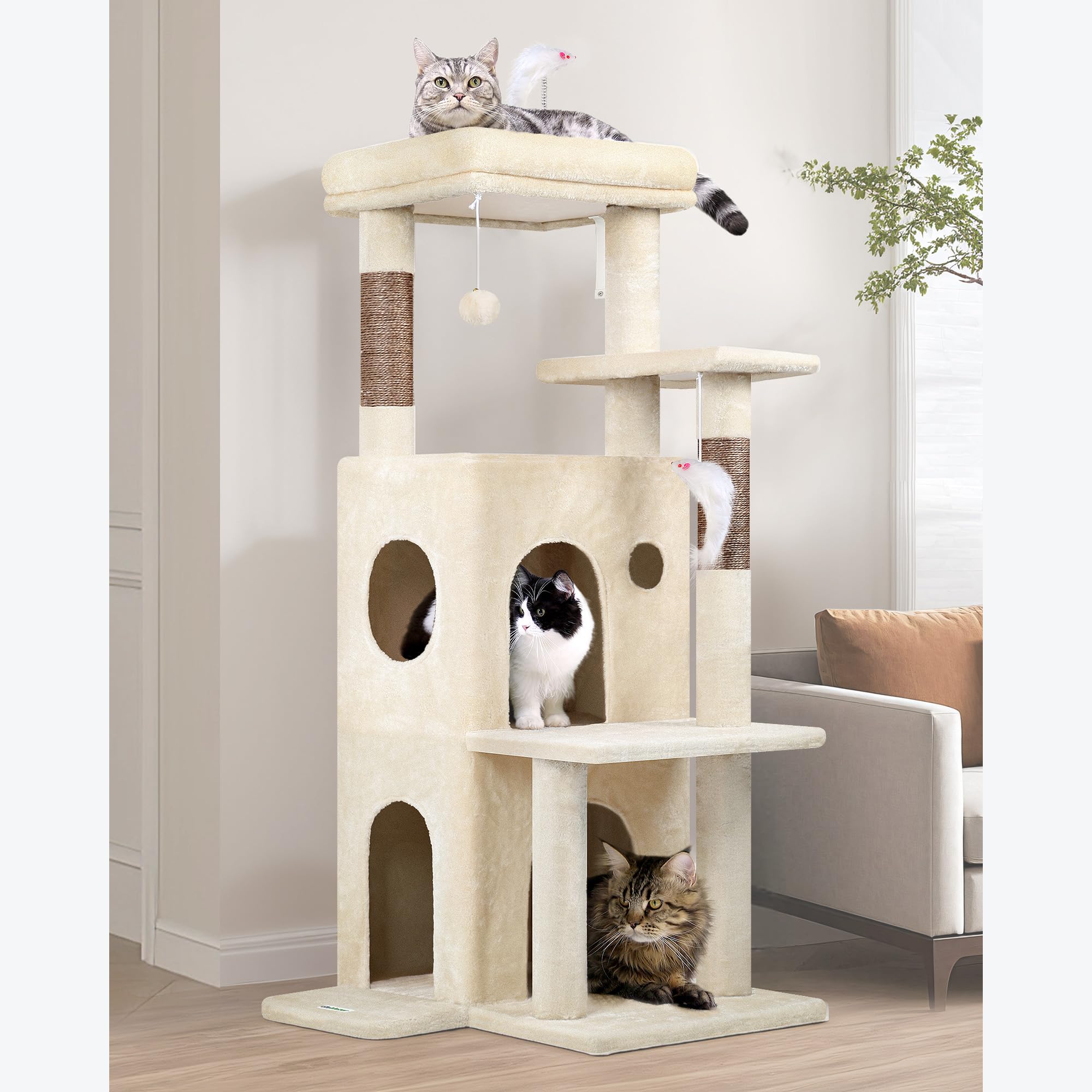 Globlazer キャットタワー ラグジュアリー 高さ204cm 多頭飼い Globlazer キャットタワー ラグジュアリー 高さ204cm 多頭飼い