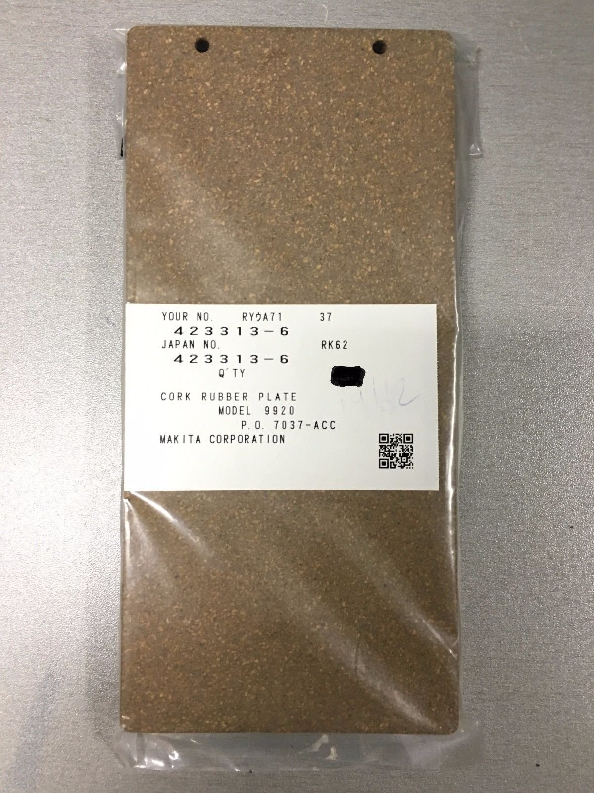 New Makita 423313-6 Cork Pad for Machines: 9920, 4233136 ~Item #GH8 3H-J3/G8325252