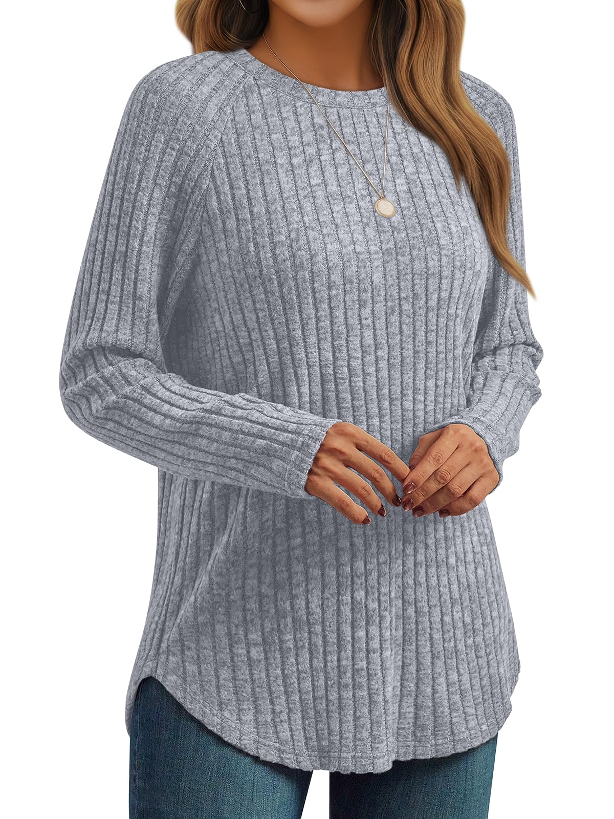 AUTOMET Womens Long Sleeve Shirts Fall Fashion Tops 2025 Blouses Dressy Sweaters Tunic Winter Clothes Casual Outfits