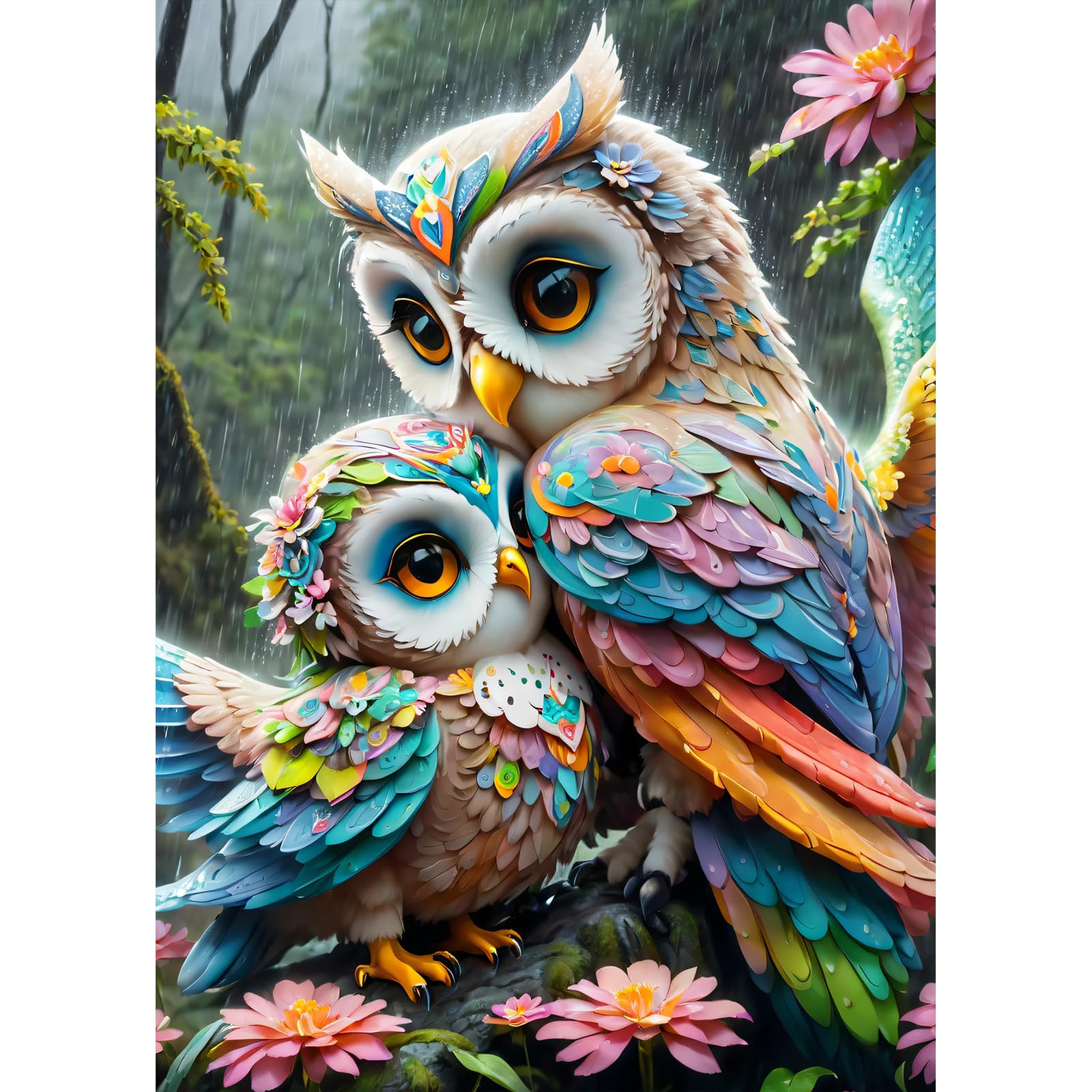 DPHERO DIY vlinder diamant schilderij kits voor volwassenen, 5D fantasie diamant kunst kits voor beginners, ronde volledige boor zonsondergang diamant schilderij kunst, doe-het-zelf schilderen op