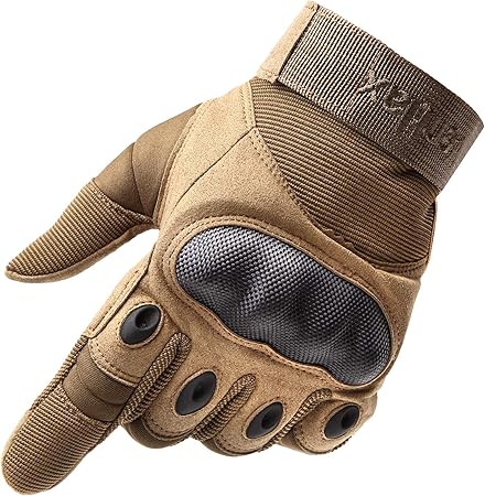 Amazon Co Jp Ventlax タクティカル グローブ サバゲー 様々なアクティビティに最適 フルフィンガー タイプ ブラウン 車 バイク