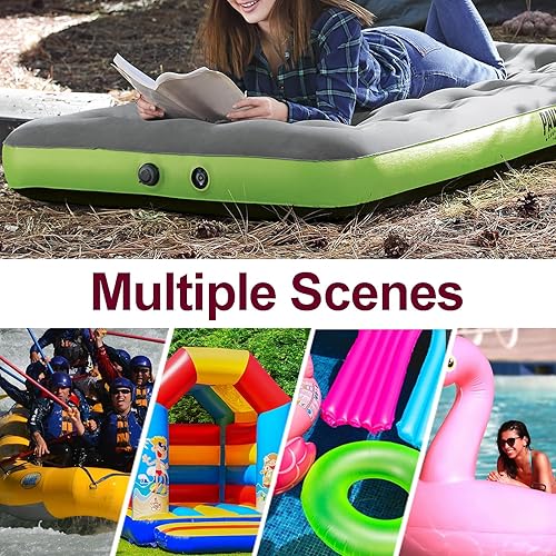 Miniatura 6 de Bomba eléctrica para inflables, bomba de colchón de aire de llenado rápido para cama de aire, piscina, juguete, balsa, inflador, CA 110-120V, bomba