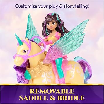 Unicorn Academy Wing Magic Ava & Leaf, Dolls & Toys, Ages 4+