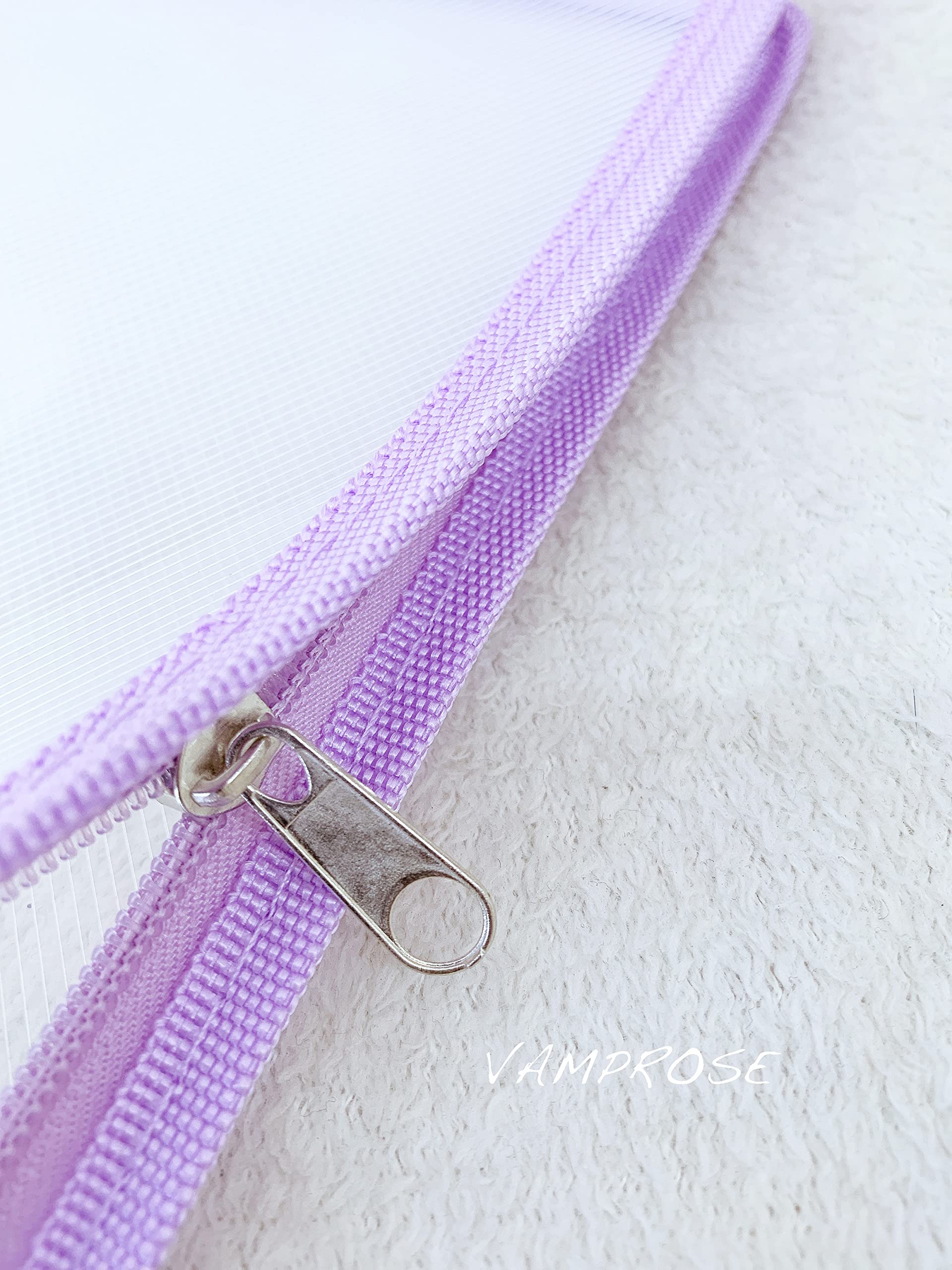 Amazon | A4 ファスナー付き クリアファイルケース 書類ケース