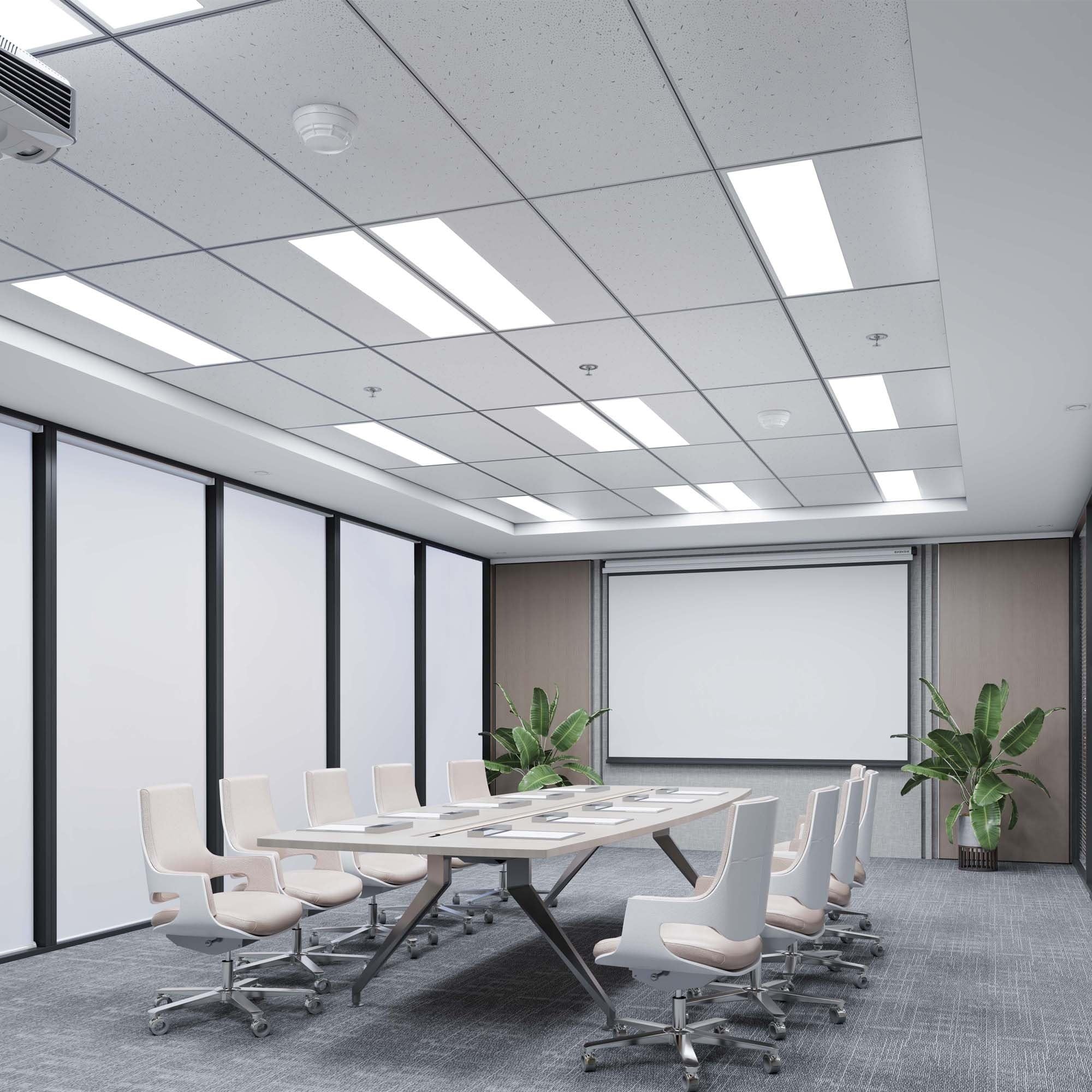 Ledvion 6er Set LED Panel 120x30cm 36W 4000K UGR <22 Rechteckig | Flimmerfreies, gleichmäßiges Arbeitslicht für Rasterdecken in Büro, Schule, Praxis, Werkstatt oder Gewerbe