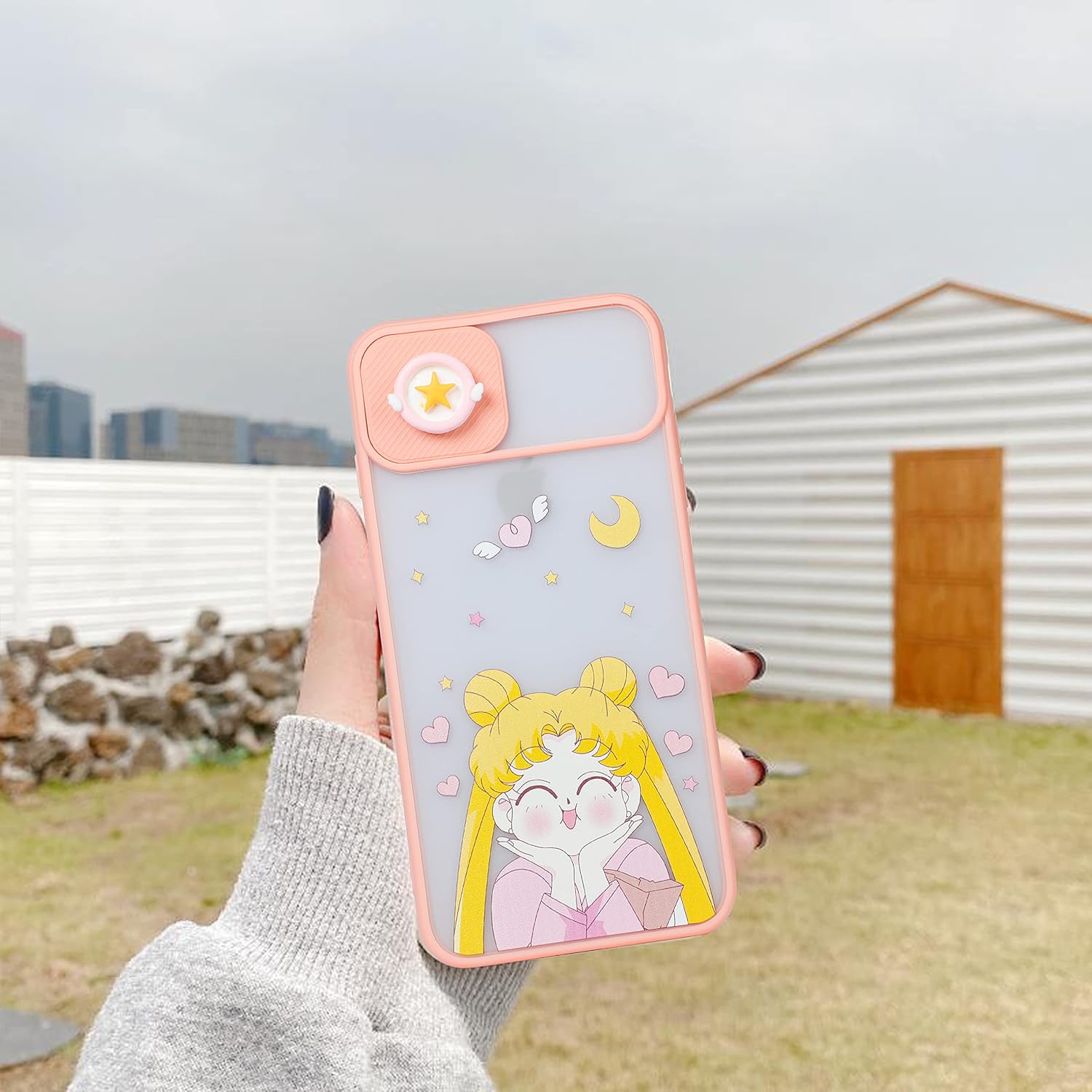 oqpa for iPhone 6 Plus/6S Plus/7 Plus/8 Plus Case Cartoon Character Kawaii Funny Cute Fun TPU Design Cover for Girls Kids Fashion Unique Aesthetic Anime Smile Girl Cases (for iPhone 6/7/8 Plus 5.5")