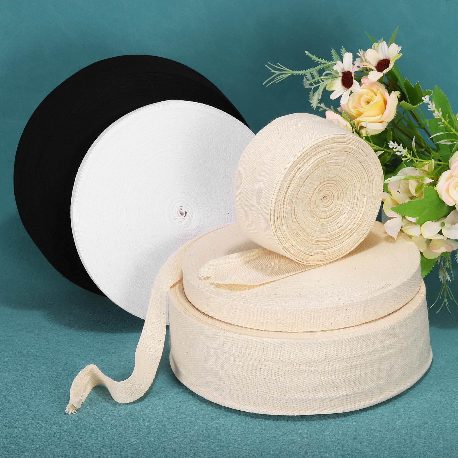 QUARKZMAN 6mm 98Yds Plat Sequins Bande, Pinceau Paillette Chaîne Bobine