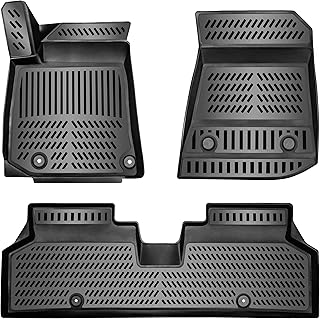 ELMASLINE 3D Rubber Mat Set for KIA E-NIRO EV Electric (2022-2025) | 2nd Generation | High Edge | Accessories | Floor Mats | Does Not Fit Hybrid & Plug-in Hybrid!!