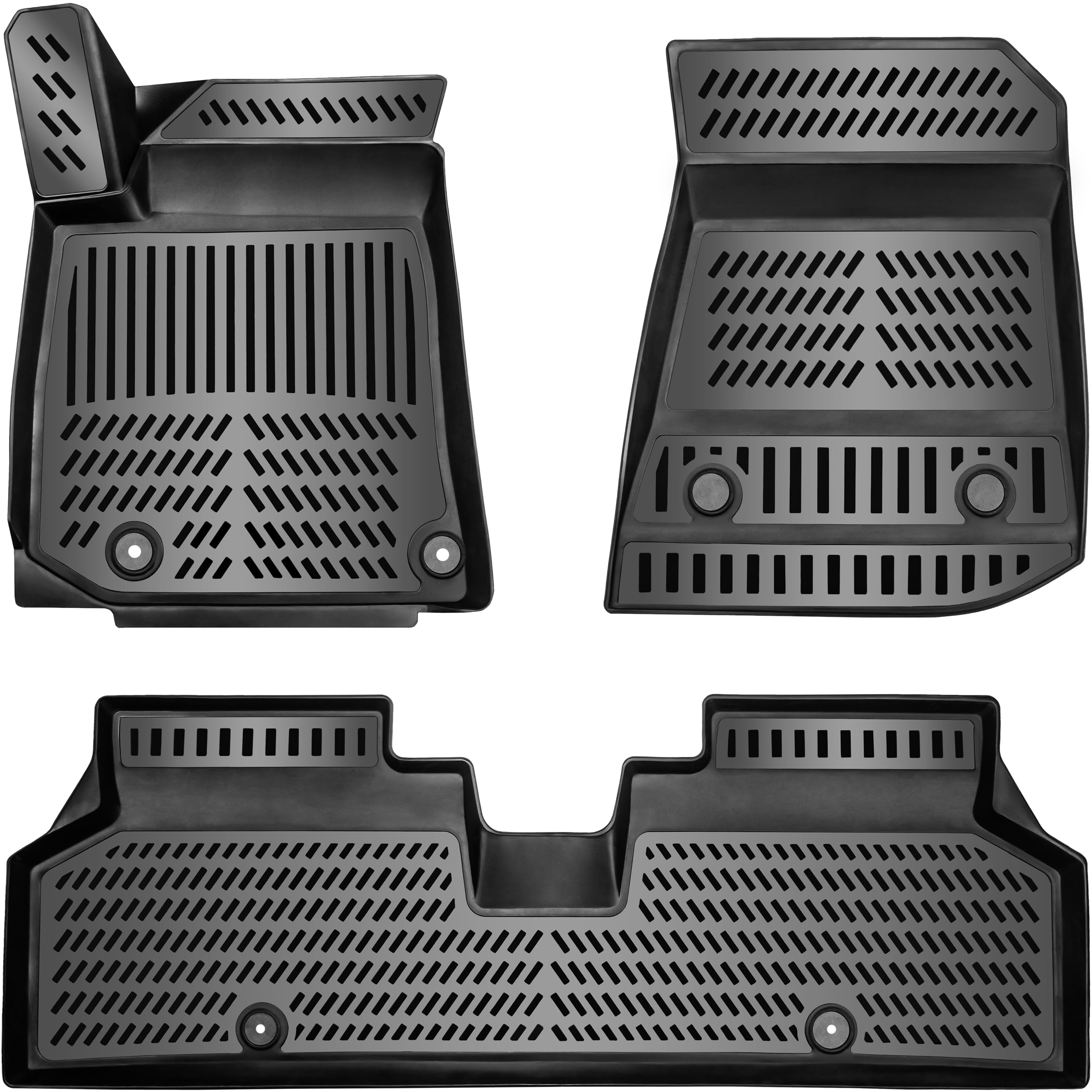 MOTOS Auto-vloermatten van rubber voor Kia Niro EV I 2018-2022 Verbeter uw reiscomfort met Anti-Slip Mat Car No.77- Vloermatten voor alle weersomstandigheden, bescherming tegen vuil