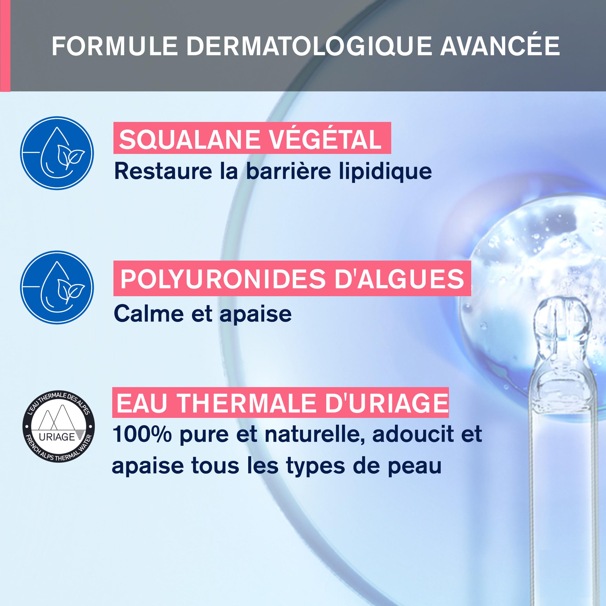 Uriage Tolederm Gel Lacté Démaquillant 150ml - Peaux Intolérantes et Sensibles