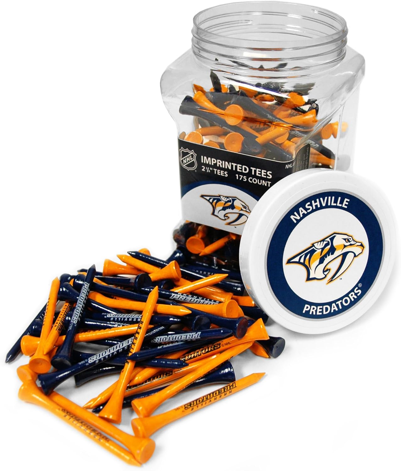 Team Golf NHL Golf Tees, Jar of 175