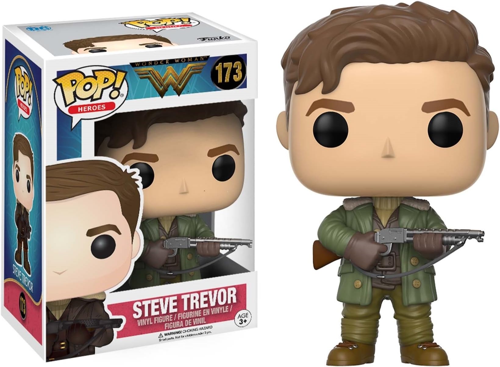 Pop! Movies: DC - WW - Steve Trevor, Action Figure - 12542