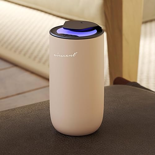 Miniatura 5 de AirScent - Mini difusor sin agua para hogares, oficinas, spas y hoteles, acabado dorado, difusor de aromaterapia de aceite de fragancia para aroma