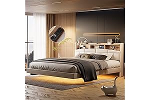 ANCTOR King Bed Frame: Modern Masterpiece for Sleep and Storage