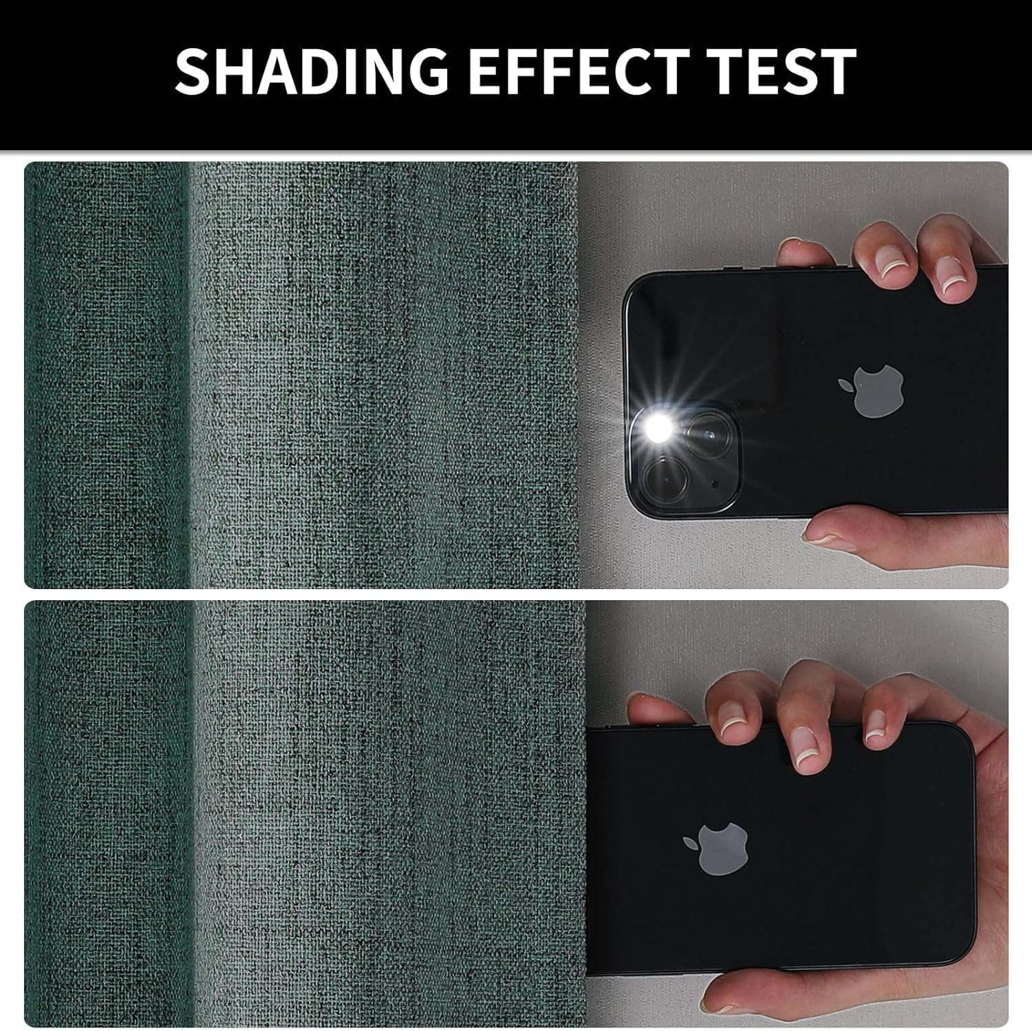 Joydeco Custom 100% Blackout Long Drapes for Bedroom Living Room Blackout Darkening Curtain Thermal Insulated Back tab Rod Pocket 1 Panel(Hunter Green,Custom Size)